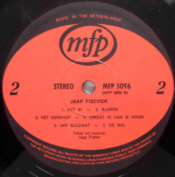 Jaap Fischer : Jaap Fischer (LP, Comp)
