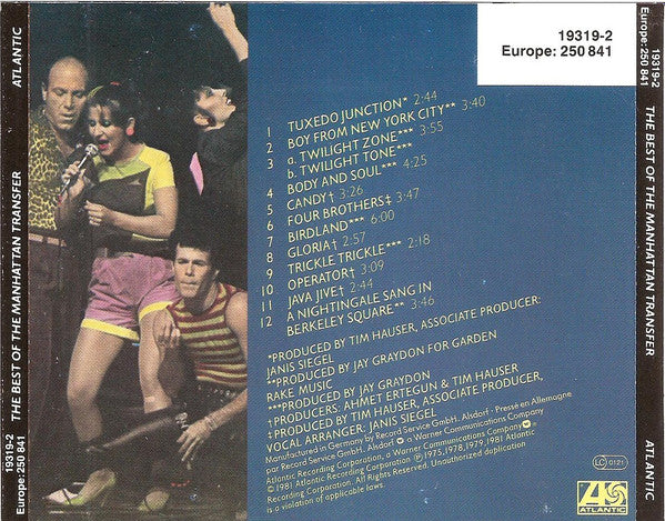 The Manhattan Transfer : The Best Of The Manhattan Transfer (CD, Comp)