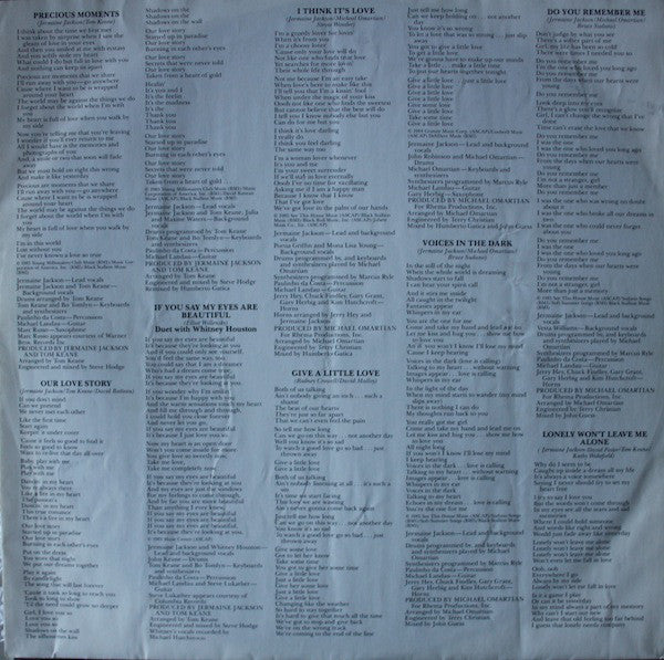 Jermaine Jackson : Precious Moments (LP, Album)