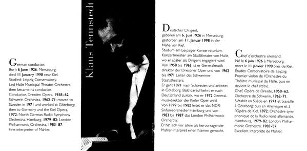 Modest Mussorgsky, Zoltán Kodály / Sergei Prokofiev : London Philharmonic Orchestra, Klaus Tennstedt : A Night On The Bare Mountain / Háry János-Suite / Lieutenant Kijé Suite (CD)