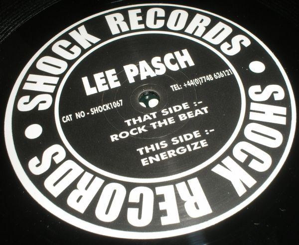 Lee Pasch : Rock Da Beat / Energize (12")