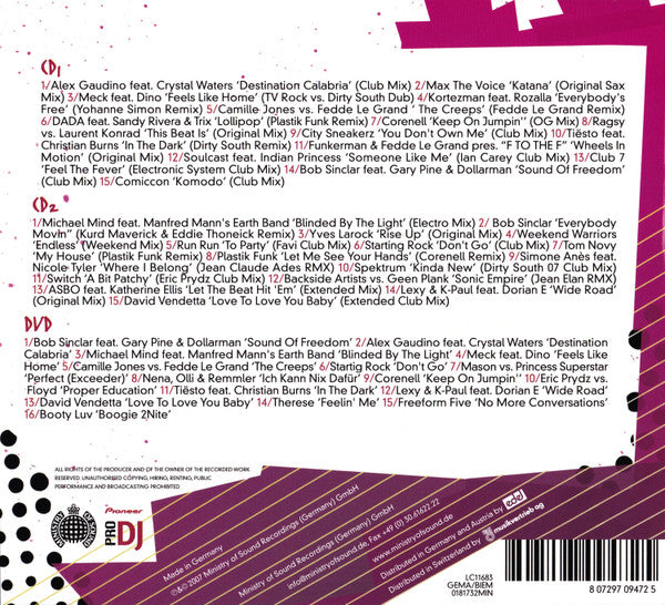 Various : Club Files Vol. 1 (Comp + 2xCD, Comp + DVD-V)