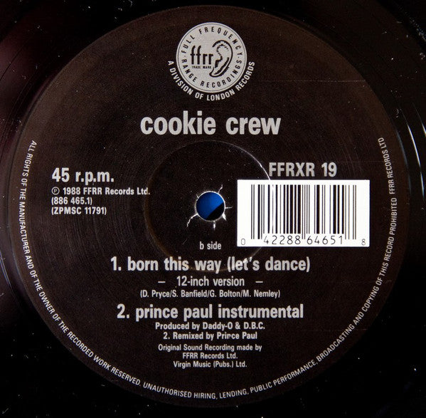 The Cookie Crew : Born This Way (Remix) (12")