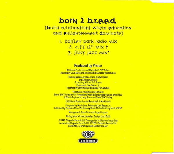 Monie Love : Born 2 B.R.E.E.D. (CD, Maxi)