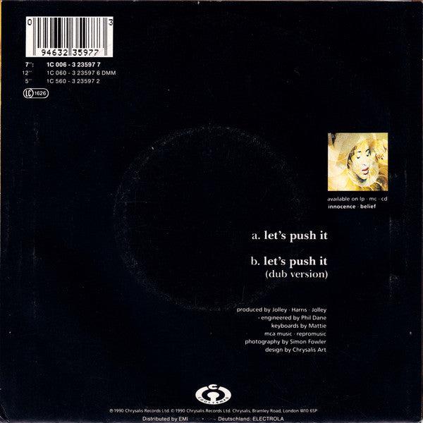 Innocence : Let's Push It (7", Single)