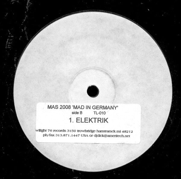 MAS 2008 : Mad In Germany (12", W/Lbl)