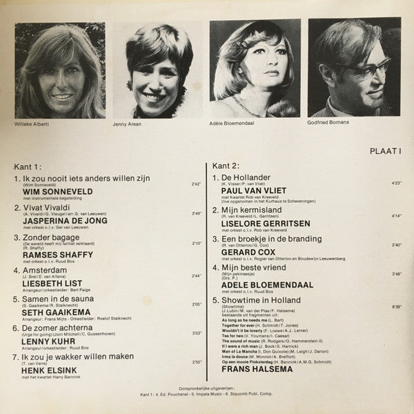 Various : Cabaret Drieluik (3xLP, Comp)