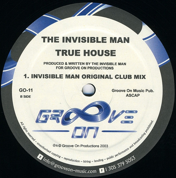 The Invisible Man (3) : True House (12")