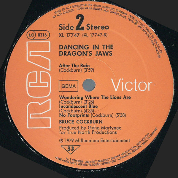 Bruce Cockburn : Dancing In The Dragon's Jaws (LP, Album)