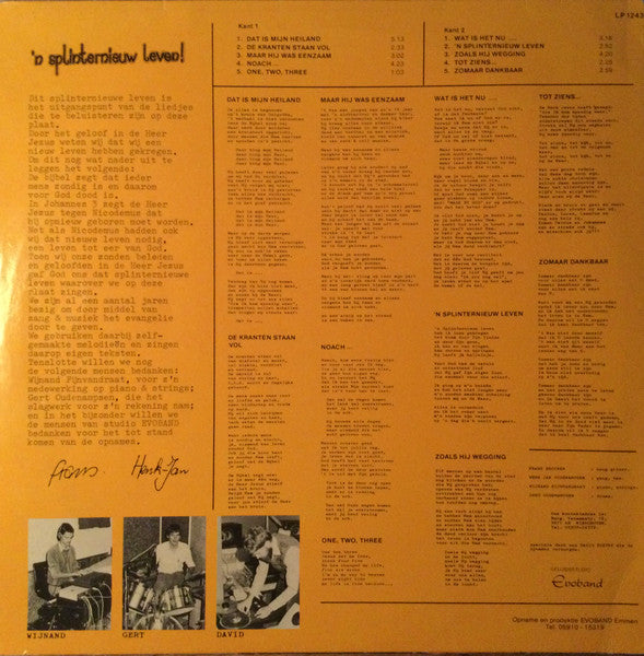 Henk-Jan & Frans : 'N Splinter Nieuw Leven! (LP, Album)