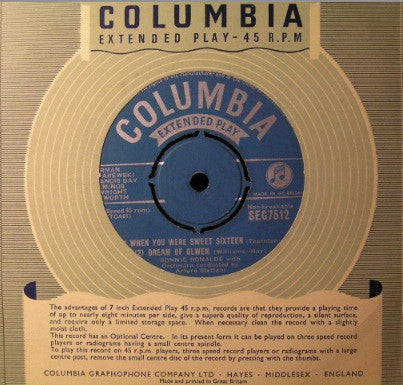 Ronnie Ronalde : Song Of The Mountains  (7", EP)