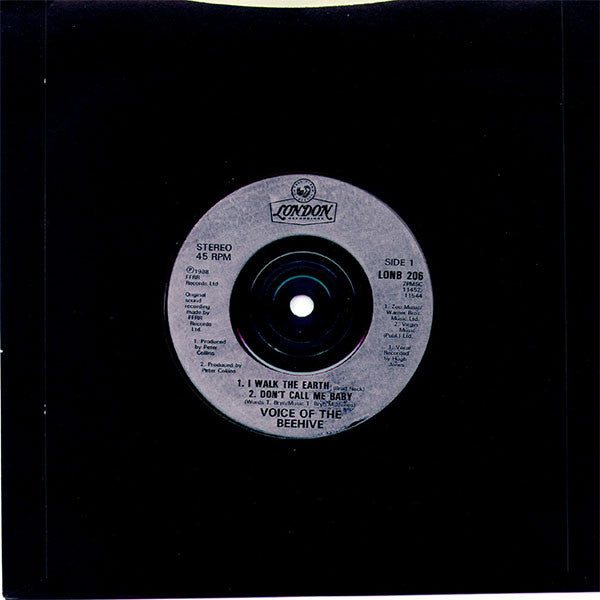 Voice Of The Beehive : I Walk The Earth (7", EP, Ltd)