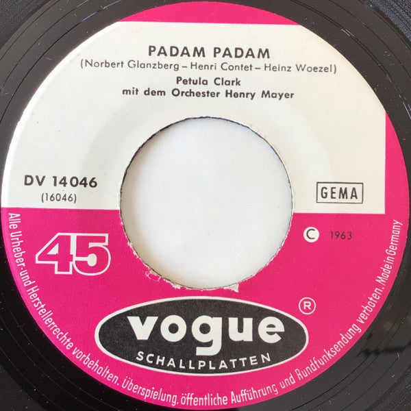 Petula Clark : Cheerio (Chariot) (7", Single)