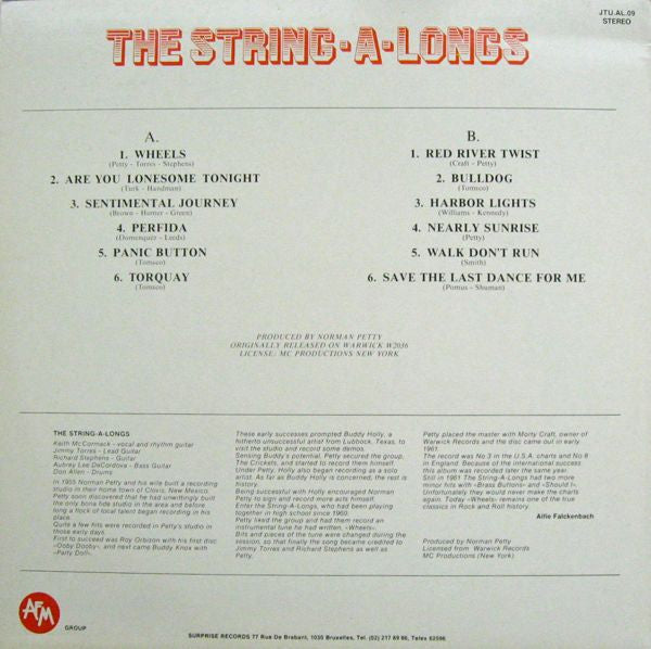 The String-A-Longs : Wheels (LP)