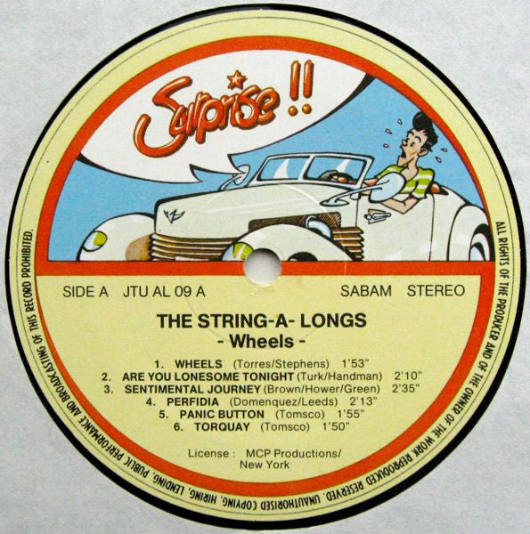 The String-A-Longs : Wheels (LP)