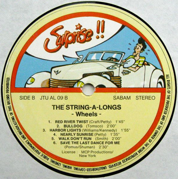 The String-A-Longs : Wheels (LP)
