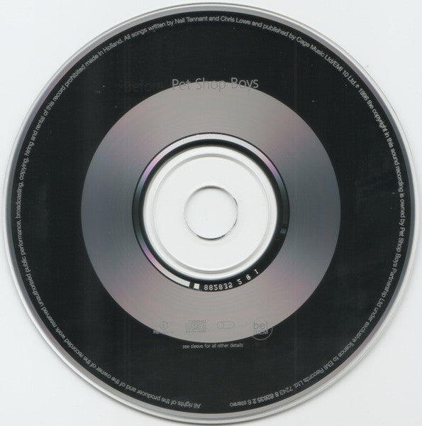 Pet Shop Boys : Before (CD, Single, CD1)