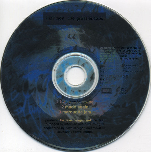 Marillion : The Great Escape (CD, Single)