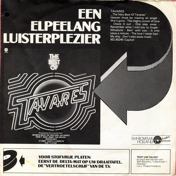 Tavares : The Ghost Of Love (Part 1+2) (7", Single)