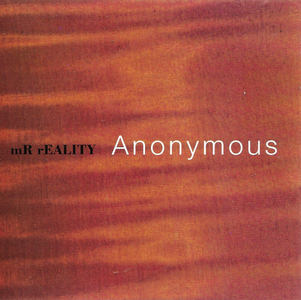 Mr. Reality (2) : Anonymous (CD, Single, Promo)