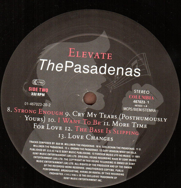 The Pasadenas : Elevate (LP, Album)