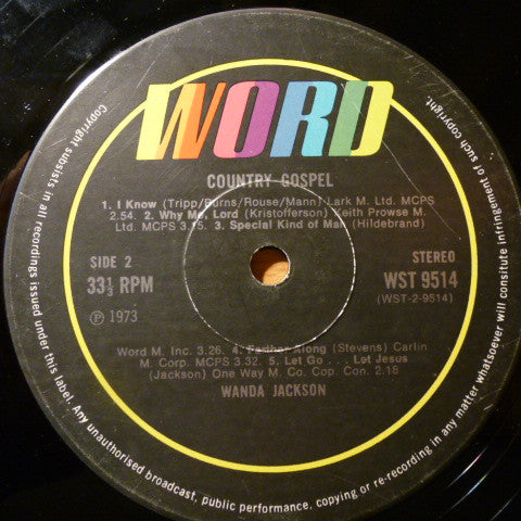 Wanda Jackson : Country Gospel (LP, Album)