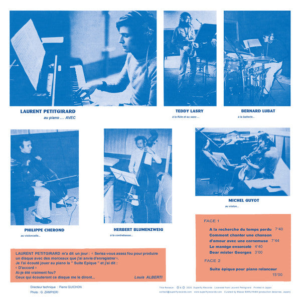 Laurent Petitgirard : Suite Epique (LP, Album, Ltd, RE, RM)