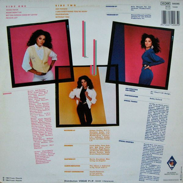 La Toya Jackson : Heart Don't Lie (LP, Album)