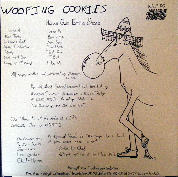 Woofing Cookies : Horse Gum Tortilla Shoes (LP, Album)