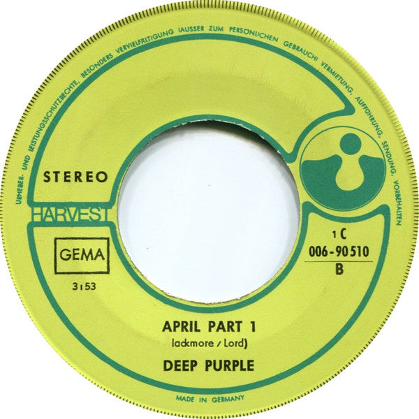 Deep Purple : Hallelujah  (7")