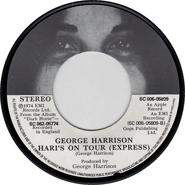 George Harrison : Dark Horse (7")