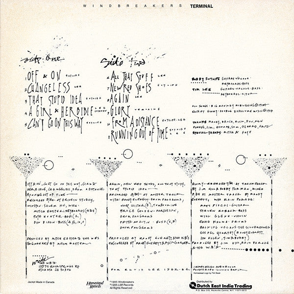 Windbreakers : Terminal (LP, Album)