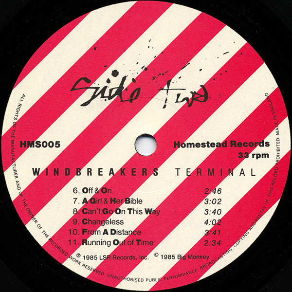 Windbreakers : Terminal (LP, Album)