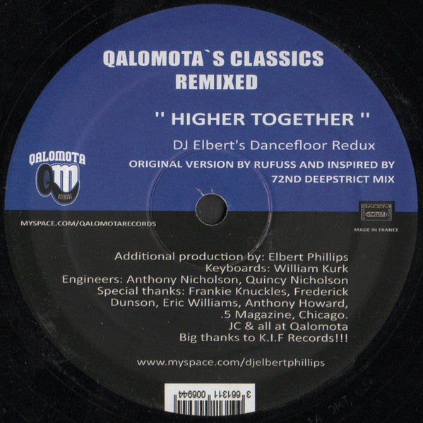 Rufuss / Joyful Noise : Qalomota's Classics Remixed (12")