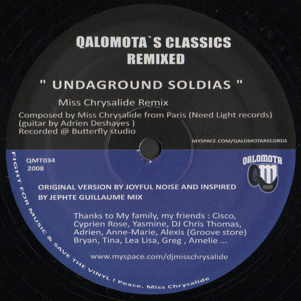 Rufuss / Joyful Noise : Qalomota's Classics Remixed (12")