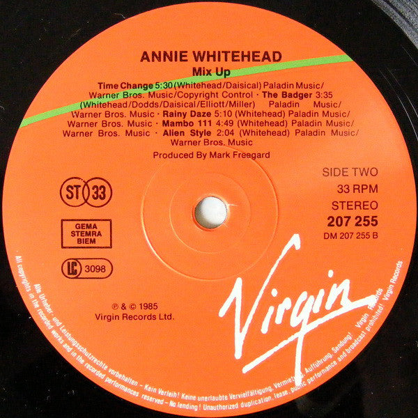 Annie Whitehead : Mix Up (LP, Album)