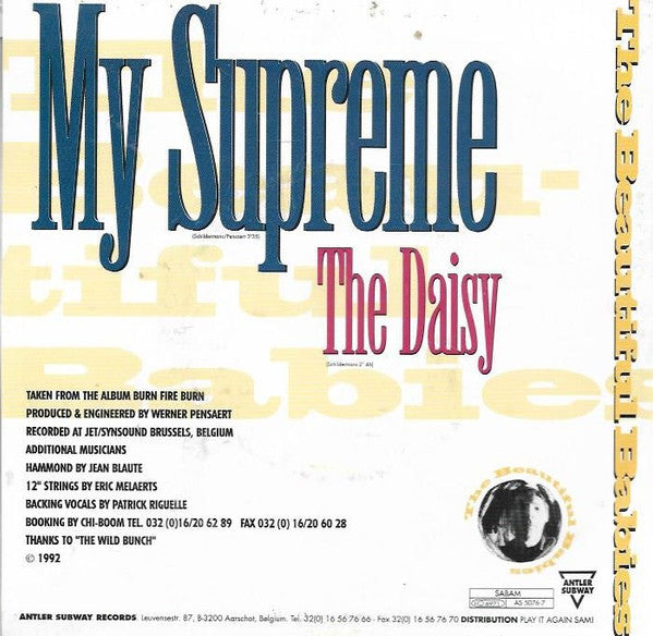 The Beautiful Babies : My Supreme (7")