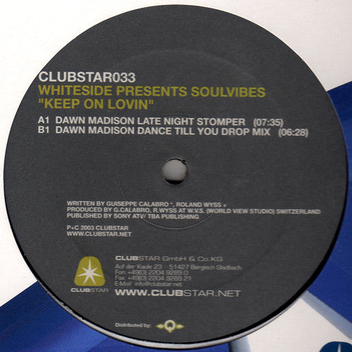 Soulvibes : Keep On Lovin (12")