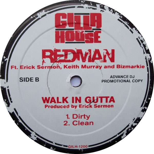Redman : Freestyle Freestyle / Walk In Gutta (12", Promo)