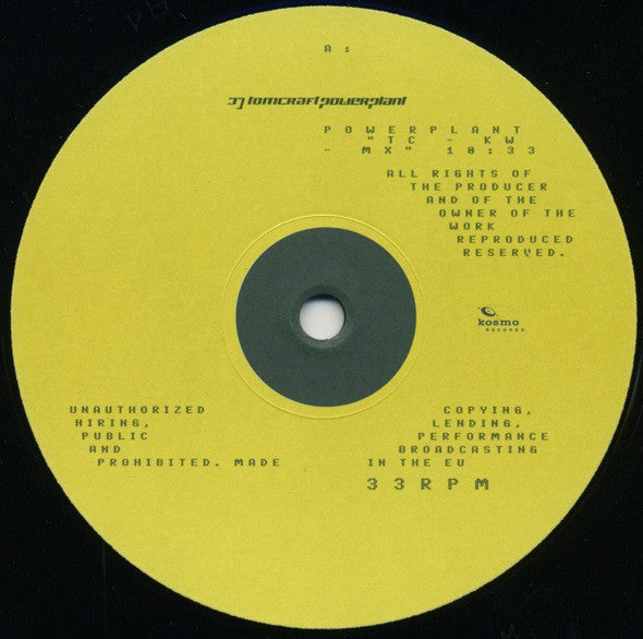 Tomcraft : Powerplant (12", Ltd)