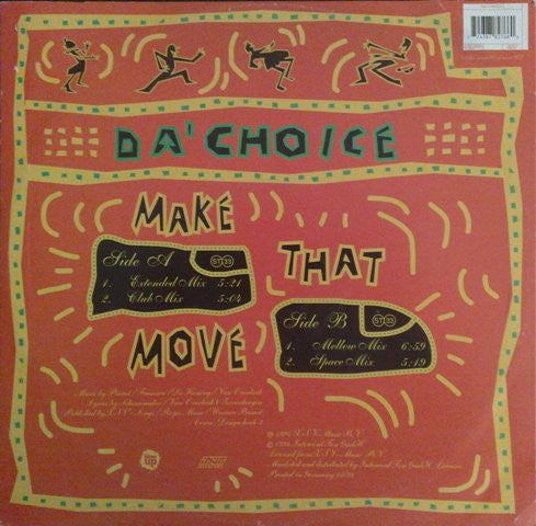 Da' Choice : Make That Move (12")