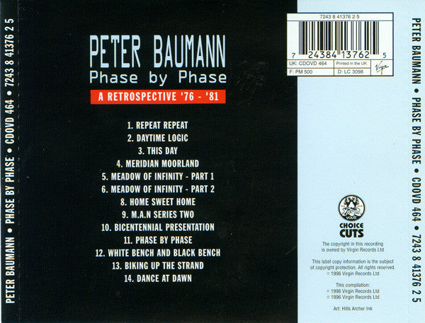 Peter Baumann : Phase By Phase (CD, Comp)