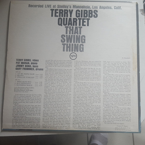 Terry Gibbs Quartet : That Swing Thing! (LP, Album)