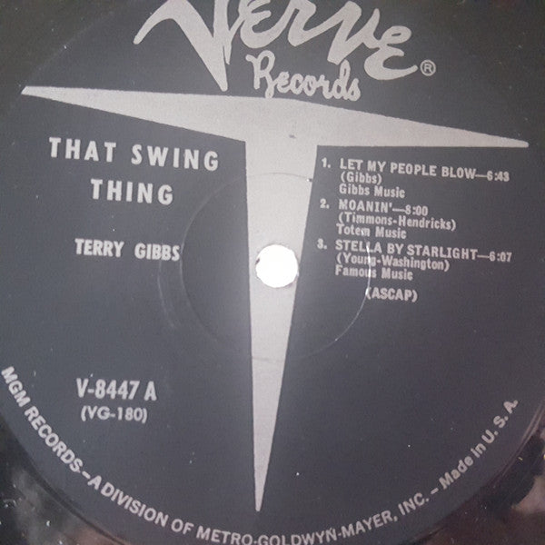 Terry Gibbs Quartet : That Swing Thing! (LP, Album)