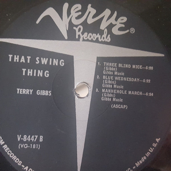 Terry Gibbs Quartet : That Swing Thing! (LP, Album)