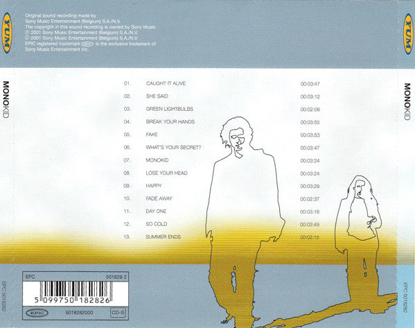 Yum : Monokid (CD, Album)