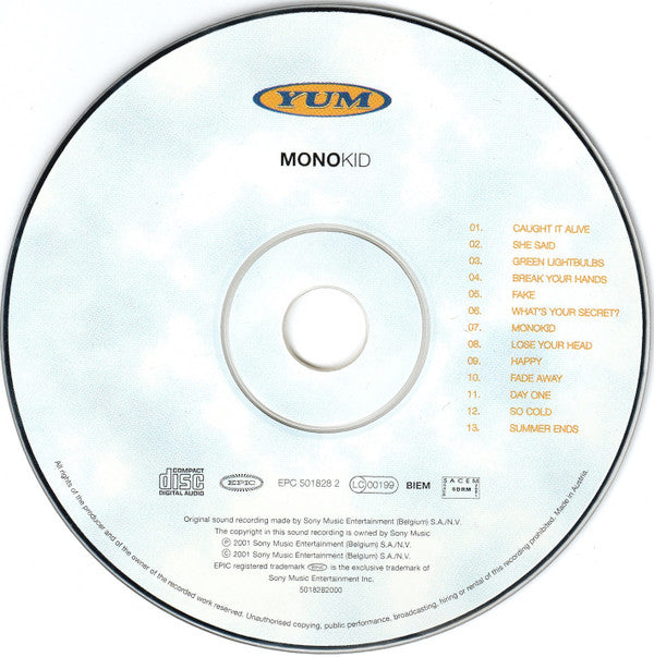 Yum : Monokid (CD, Album)