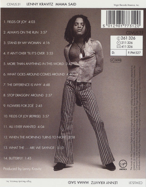 Lenny Kravitz : Mama Said (CD, Album)