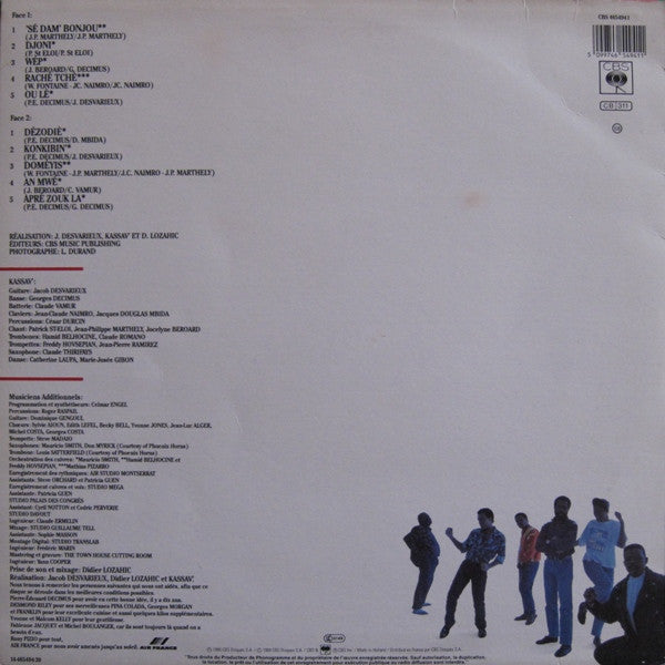 Kassav' : Majestik Zouk (LP, Album)