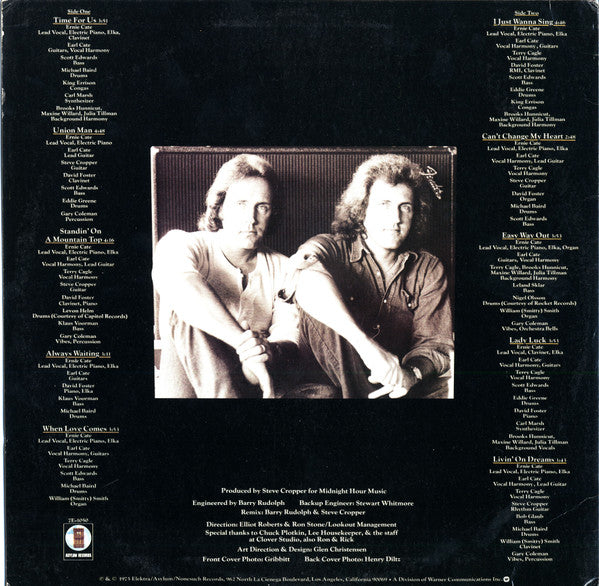 Cate Bros.* : Cate Bros. (LP, Album, CP )